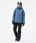 Dope Puffer W 2023 Kurtka Narciarska Kobiety Blue Steel, Zdjęcie 3 z 9