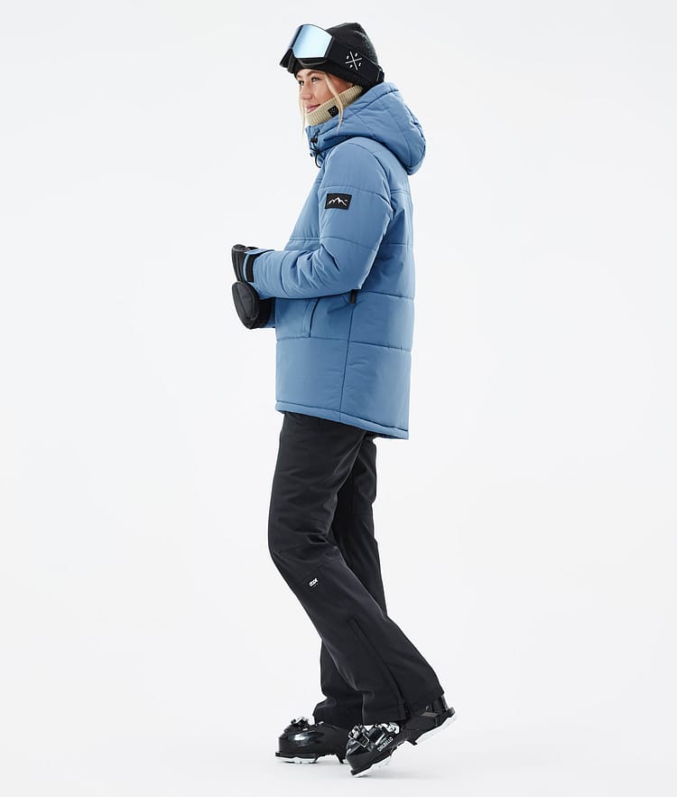 Dope Puffer W 2023 Kurtka Narciarska Kobiety Blue Steel, Zdjęcie 4 z 9