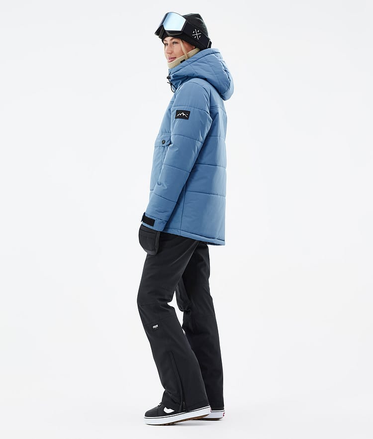 Dope Puffer W 2023 Veste Snowboard Femme Blue Steel, Image 4 sur 9