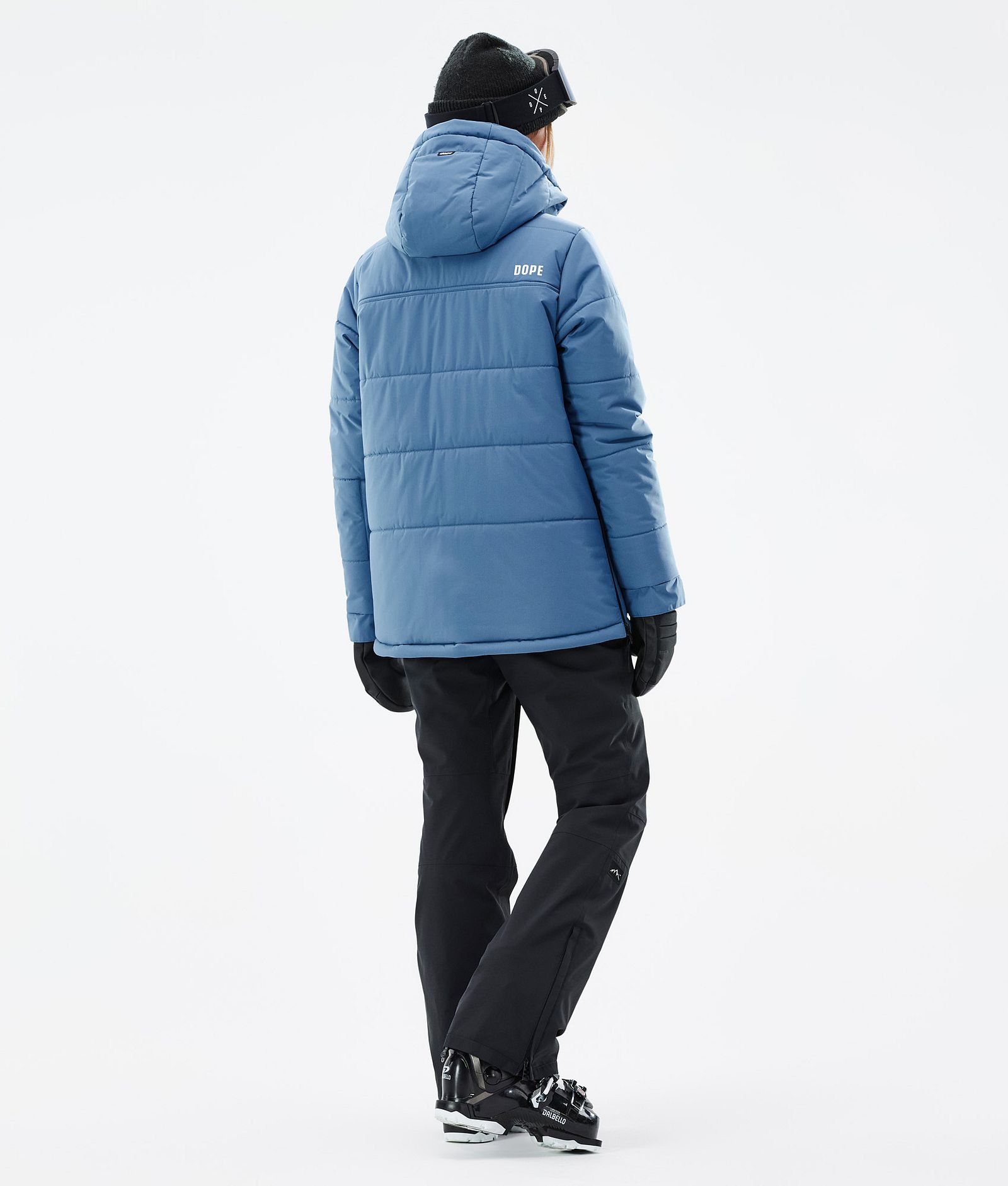 Dope Puffer W 2023 Kurtka Narciarska Kobiety Blue Steel, Zdjęcie 5 z 9