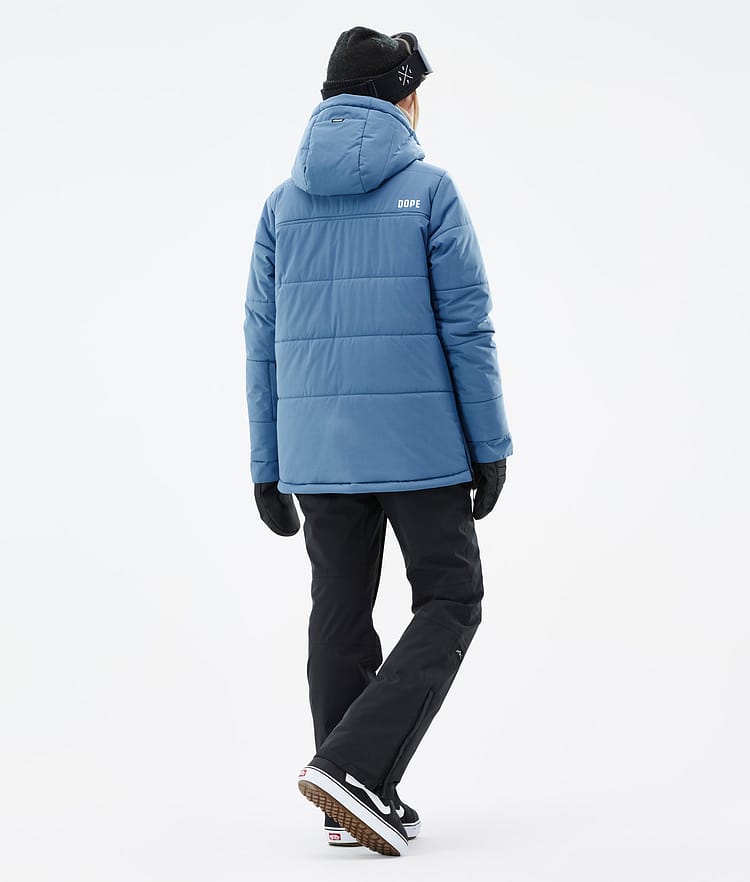 Dope Puffer W 2023 Veste Snowboard Femme Blue Steel, Image 5 sur 9