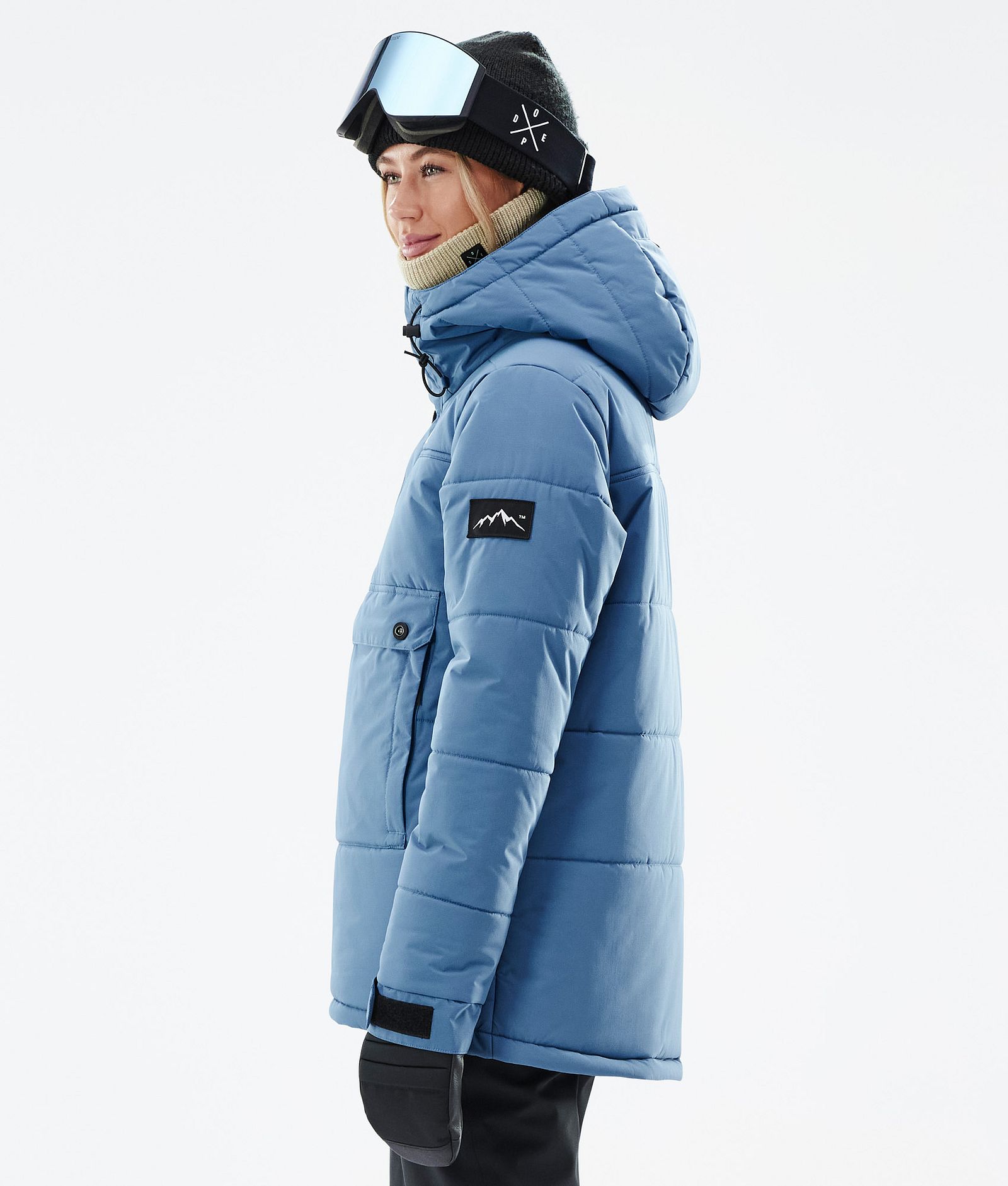 Dope Puffer W Snowboard Jacket Women Blue Steel Renewed, Image 6 of 9