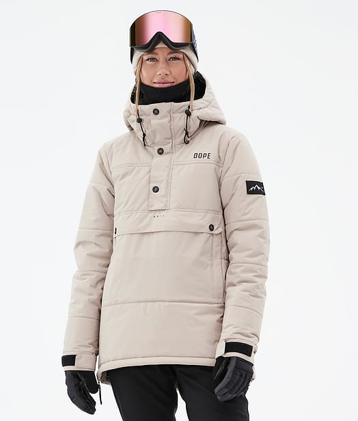 Dope Puffer W Chaqueta Snowboard Mujer Sand