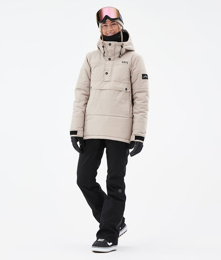 Dope Puffer W Giacca Snowboard Donna Sand, Immagine 3 di 8