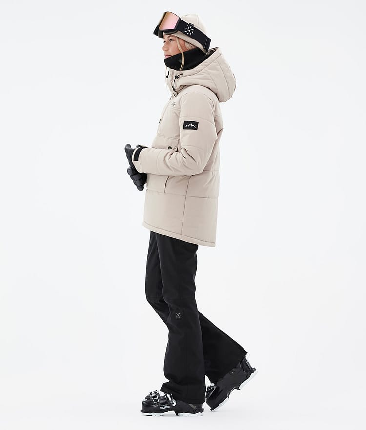Dope Puffer W 23 Ski jas Dames Sand, Afbeelding 3 van 8