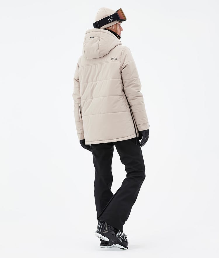 Dope Puffer W Ski Jacket Women Sand