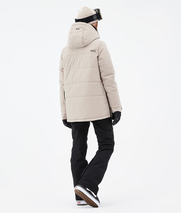 Dope Puffer W Giacca Snowboard Donna Sand, Immagine 5 di 8