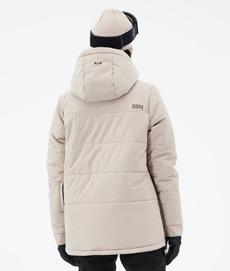 Dope Puffer W Ski Jacket Women Sand