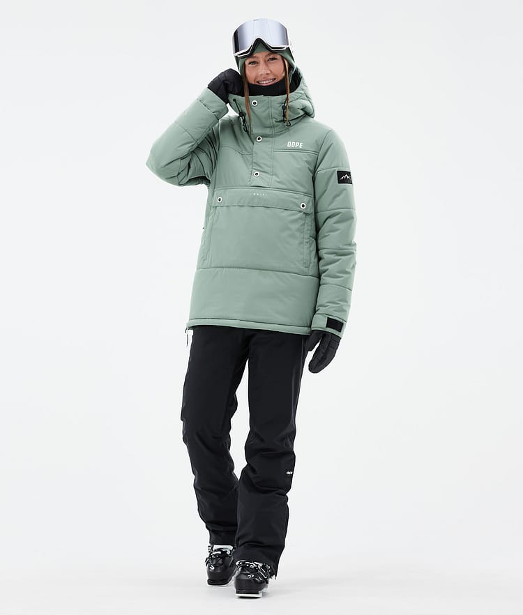 Dope Puffer W Ski jas Dames Faded Green, Afbeelding 2 van 8
