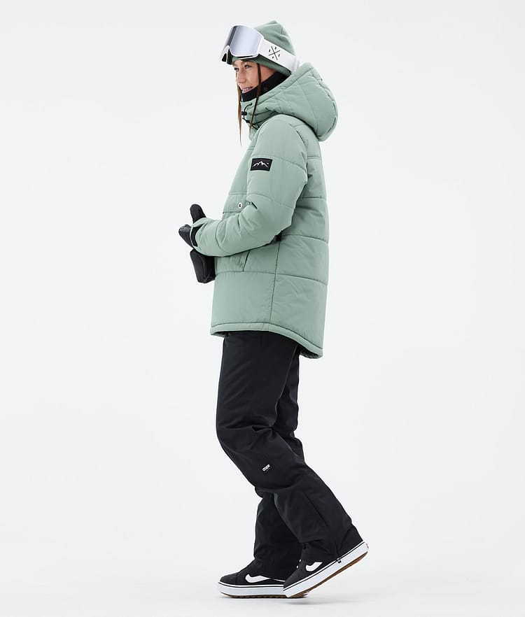 Dope Puffer W Snowboard jas Dames Faded Green, Afbeelding 3 van 8