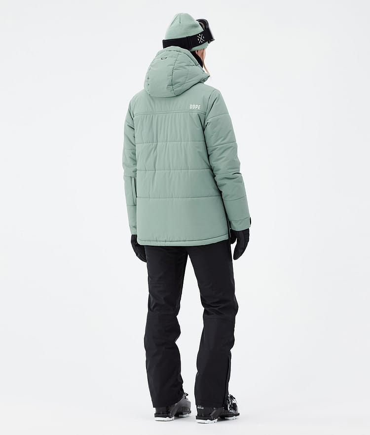Dope Puffer W Chaqueta Esquí Mujer Faded Green