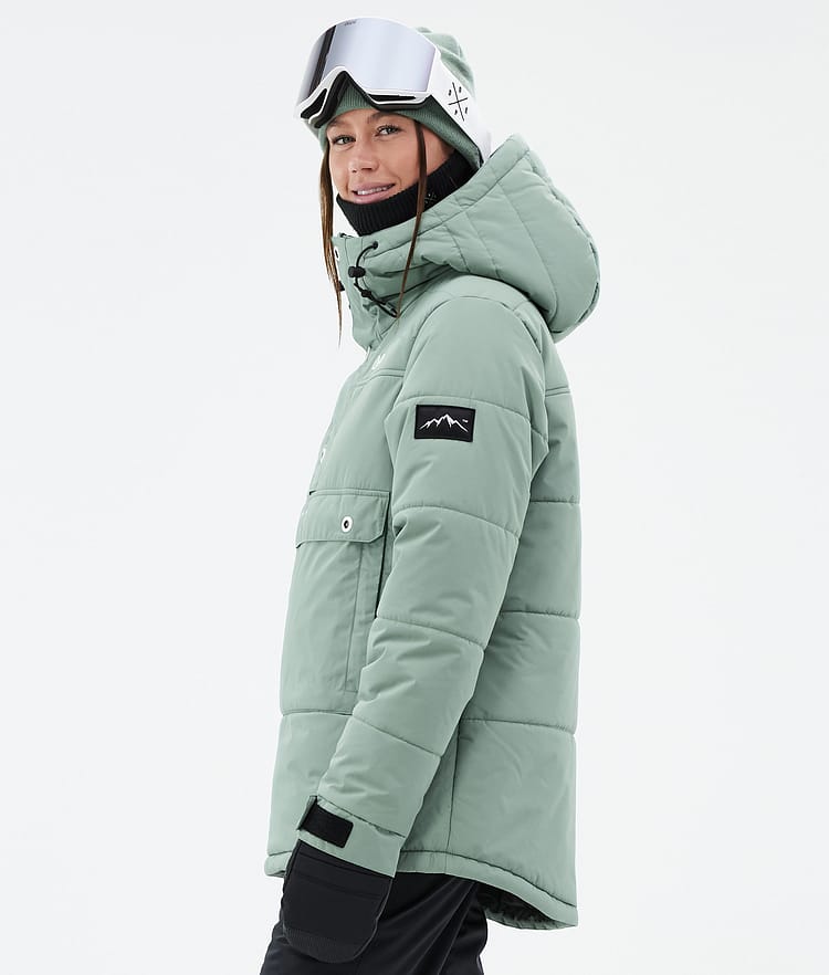 Dope Puffer W Ski jas Dames Faded Green, Afbeelding 5 van 8