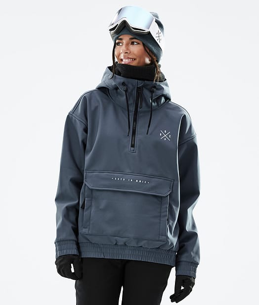 Dope Cyclone W 2022 Snowboardjacke Damen Metal Blue