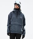Dope Cyclone W 2022 Snowboard Jacket Women Metal Blue