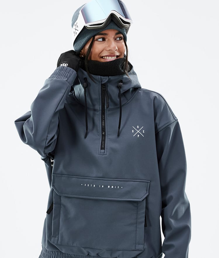 Dope Cyclone W 2022 Veste de Ski Femme Metal Blue