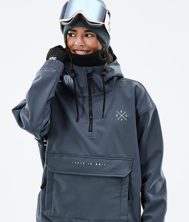 Dope Cyclone W 2022 Veste Snowboard Femme Metal Blue