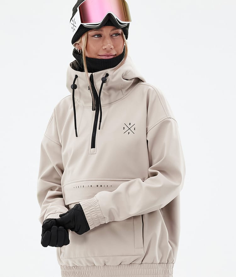 Dope Cyclone W 22 Snowboard jas Dames Sand, Afbeelding 2 van 9