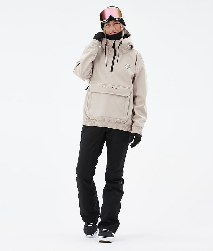 Dope Cyclone W 22 Snowboard jas Dames Sand, Afbeelding 3 van 9