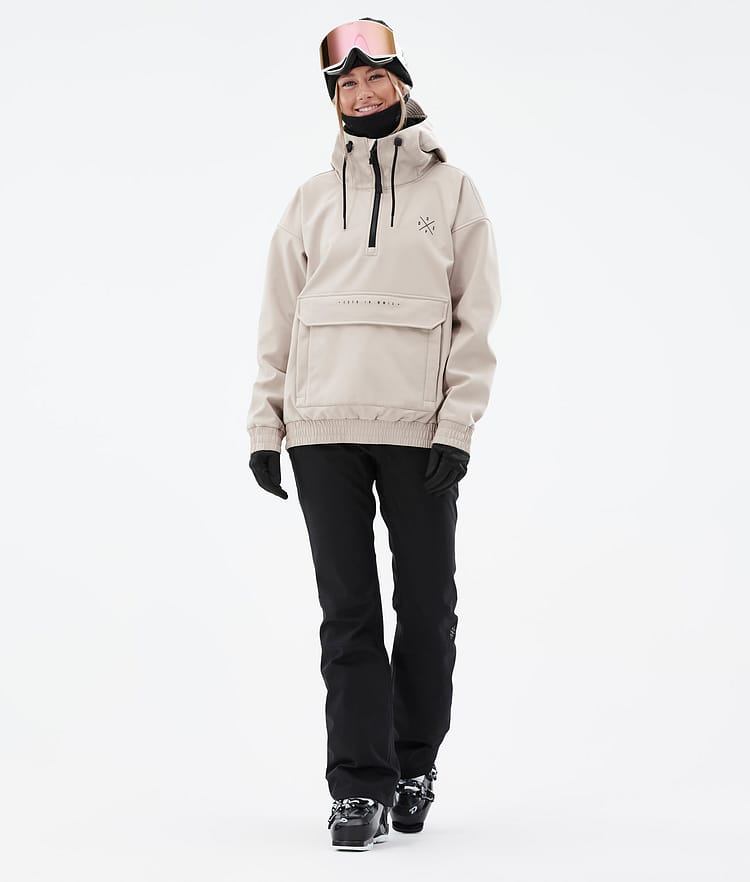 Dope Cyclone W 22 Ski jas Dames Sand, Afbeelding 3 van 9