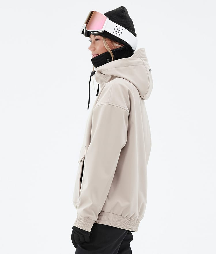 Dope Cyclone W 22 Snowboard jas Dames Sand, Afbeelding 6 van 9