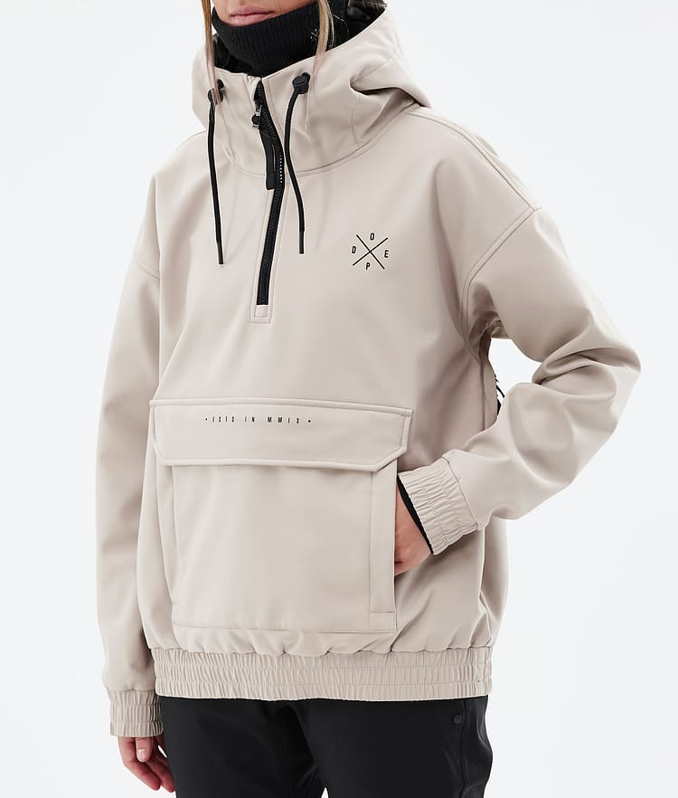 Dope Cyclone W 22 Ski jas Dames Sand, Afbeelding 8 van 9