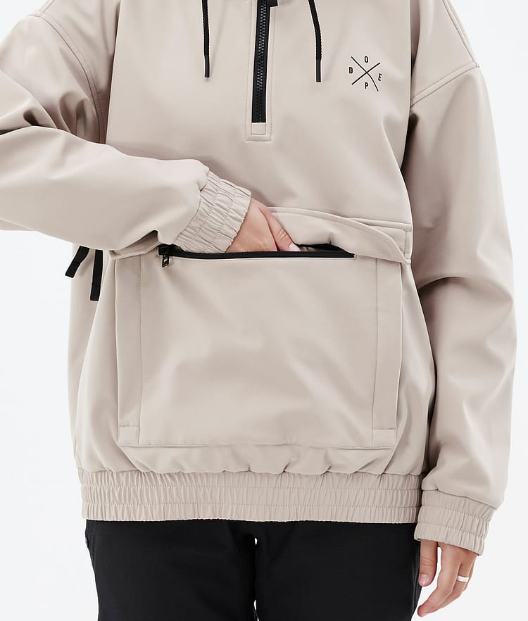 Dope Cyclone W 22 Ski jas Dames Sand, Afbeelding 9 van 9