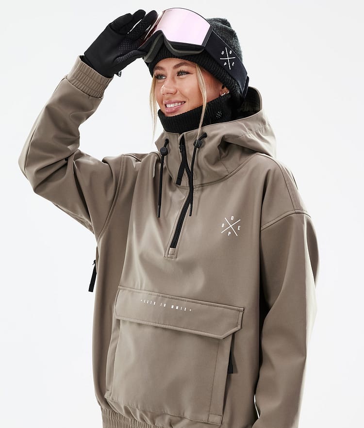 Dope Cyclone W 2022 Veste de Ski Femme Walnut, Image 2 sur 9