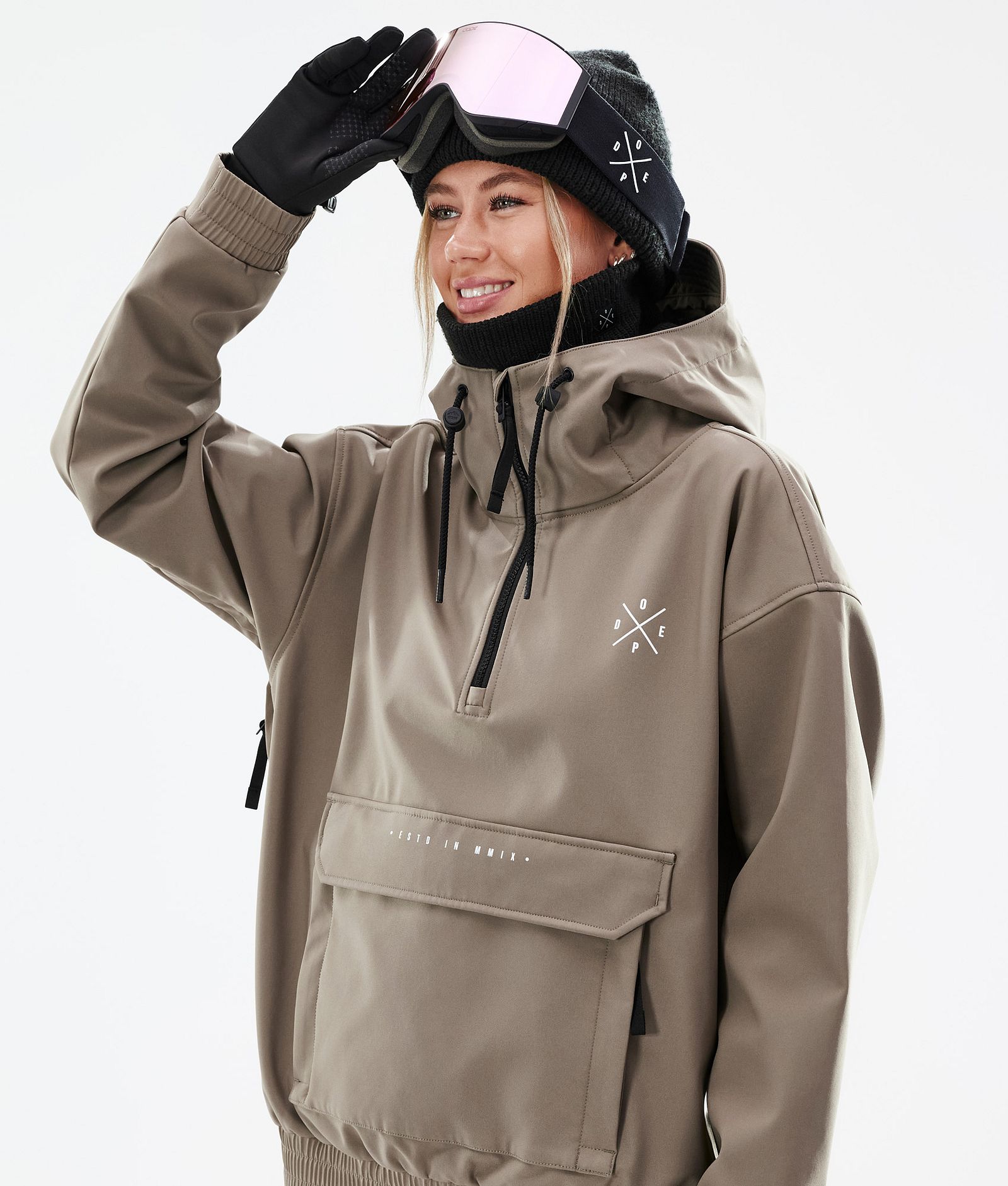 Dope Cyclone W 2022 Veste Snowboard Femme Walnut, Image 2 sur 9