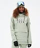 Wylie W Snowboard Jacket Women Soft Green from review by Petra