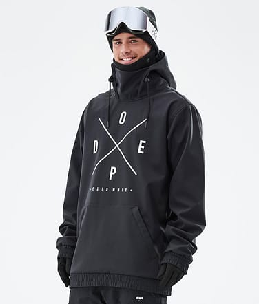 Dope Yeti Kurtka Snowboardowa Mężczyźni 2X-Up Black
