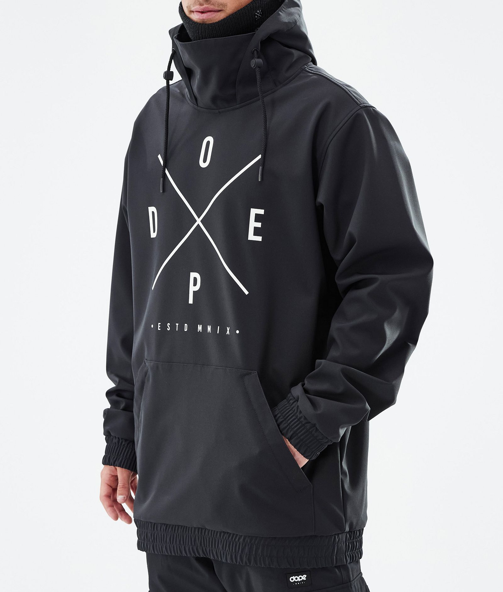 Dope Yeti Snowboard Jacket Men 2X-Up Black Renewed