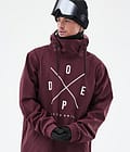 Dope Yeti Snowboard jas Heren 2X-Up Burgundy Renewed, Afbeelding 2 van 8