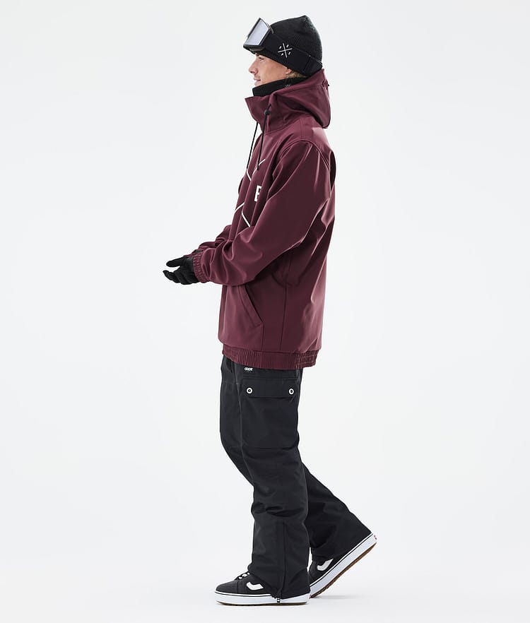 Dope Yeti Snowboard Jacket Men 2X-Up Burgundy Renewed, Image 4 of 8
