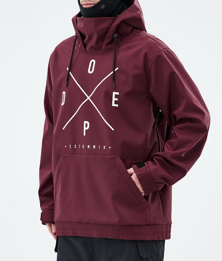 Dope Yeti Giacca Snowboard Uomo 2X-Up Burgundy, Immagine 7 di 7