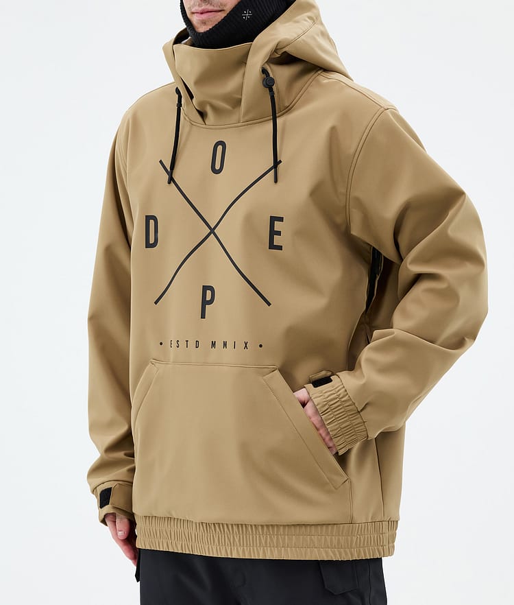 Dope Yeti Ski Jacket Men 2X-Up Gold, Image 7 of 7