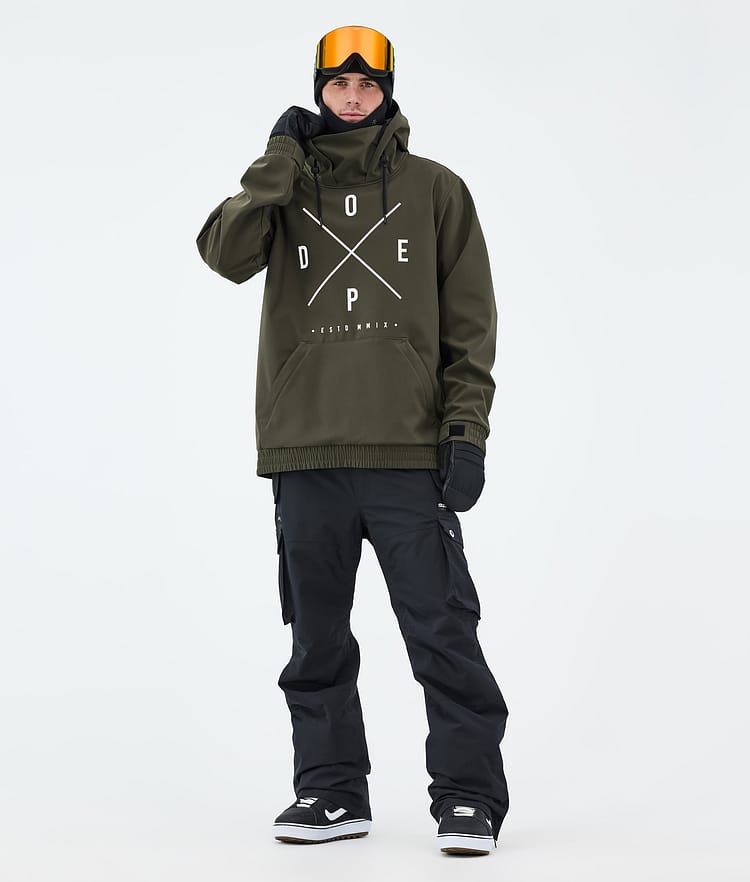 Dope Yeti Giacca Snowboard Uomo 2X-Up Olive Green, Immagine 2 di 7