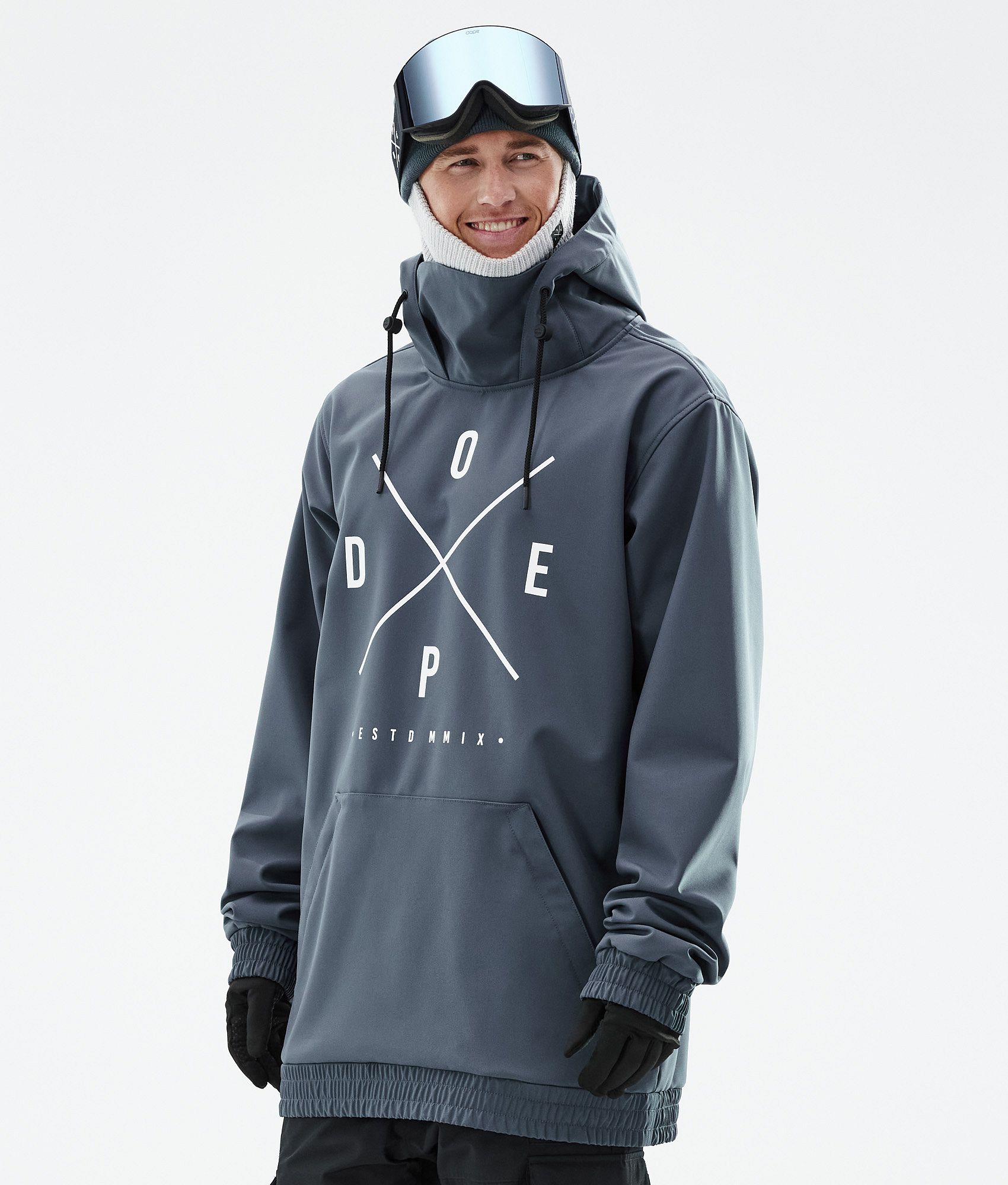 KEFITEVD Waterproof Snowboarding Jackets for Men Multi Pockets Warm Fleece Fishing Ski Raincoats with Detachable Hood 