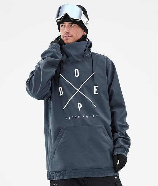 Dope Yeti Kurtka Snowboardowa Mężczyźni Metal Blue