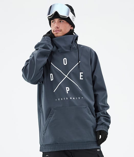 Dope Yeti Snowboard Jacket Men Metal Blue