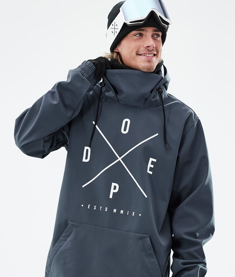 Dope Yeti Ski Jacket Men 2X-Up Metal Blue