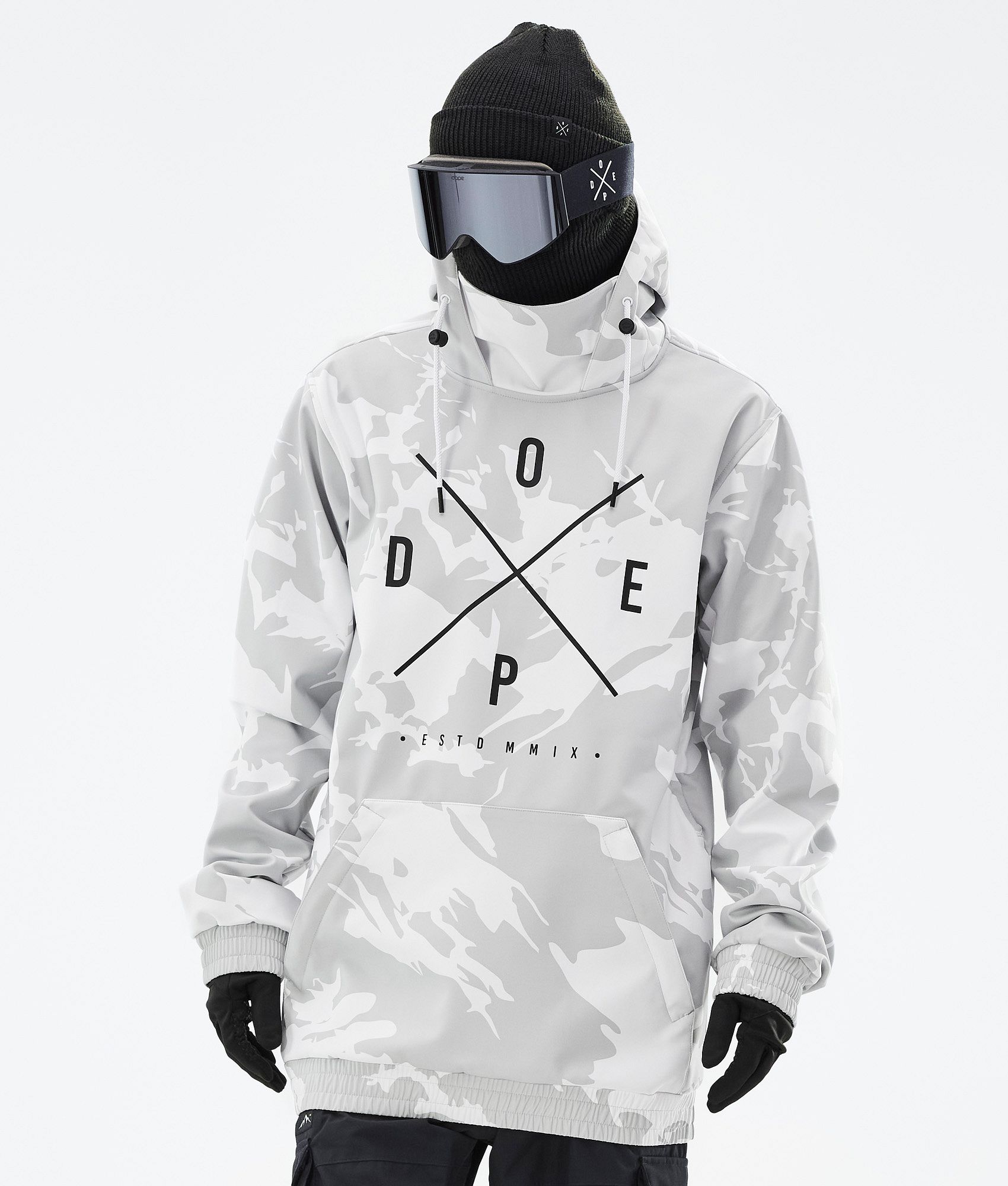 Dope Yeti Men's Ski Jacket 2X-Up Grey 