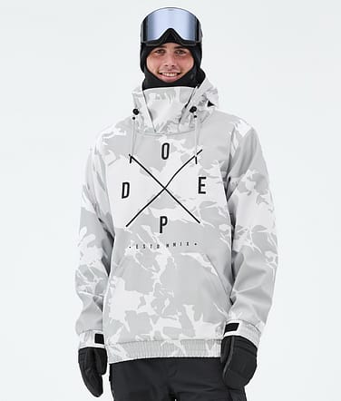Dope Yeti Ski Jacket Men 2X-Up Grey Camo