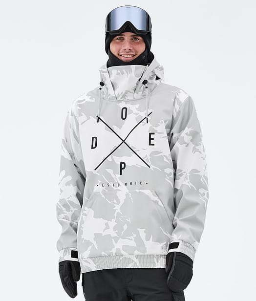 Dope Yeti Ski Jacket Men 2X-Up Grey Camo