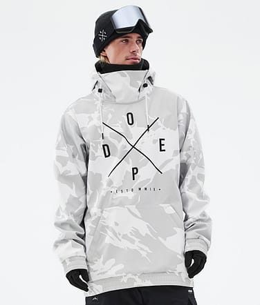 Dope Yeti Kurtka Snowboardowa Mężczyźni 2X-Up Grey Camo