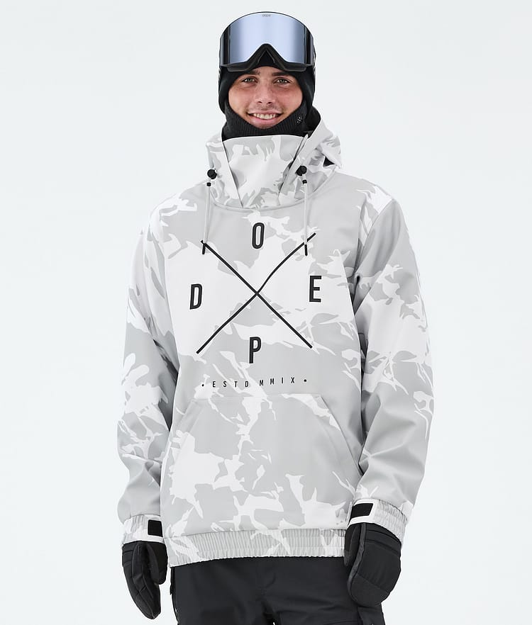 Dope Yeti Snowboard Jacket Men 2X-Up Grey Camo, Image 1 of 7