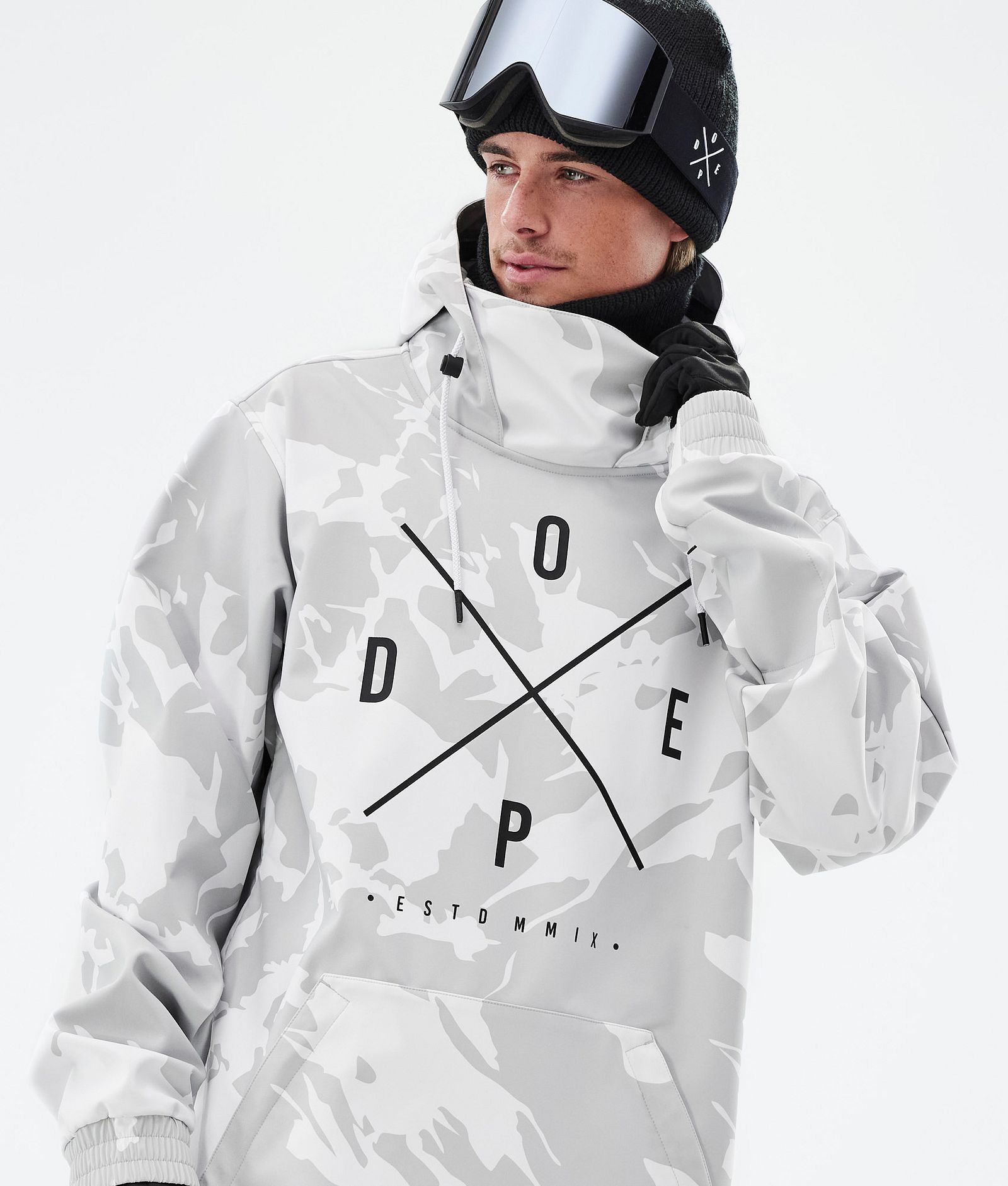 Dope Yeti Kurtka Snowboardowa Mężczyźni 2X-Up Grey Camo