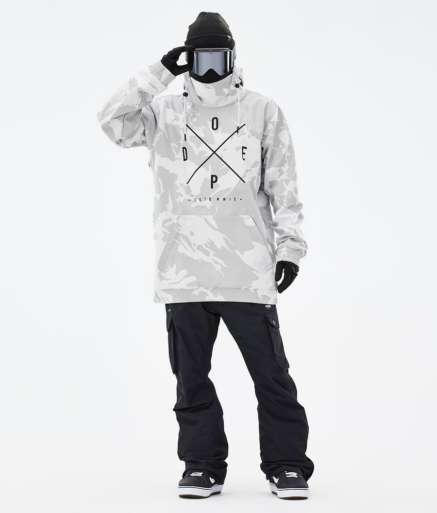 Dope Yeti Snowboard Jacket Men 2XUp Grey Camo