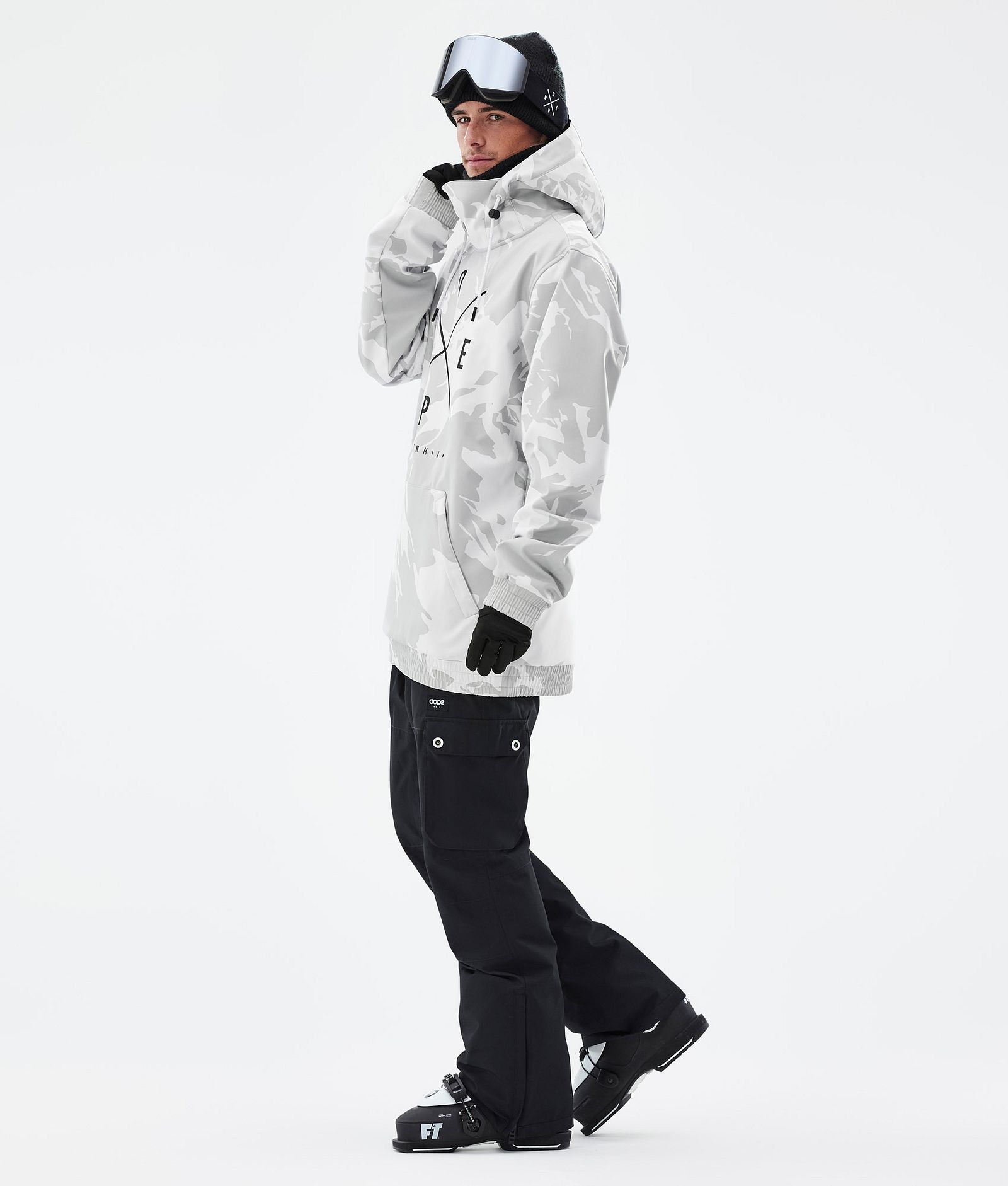 Dope Yeti Ski jas Heren 2X-Up Grey Camo