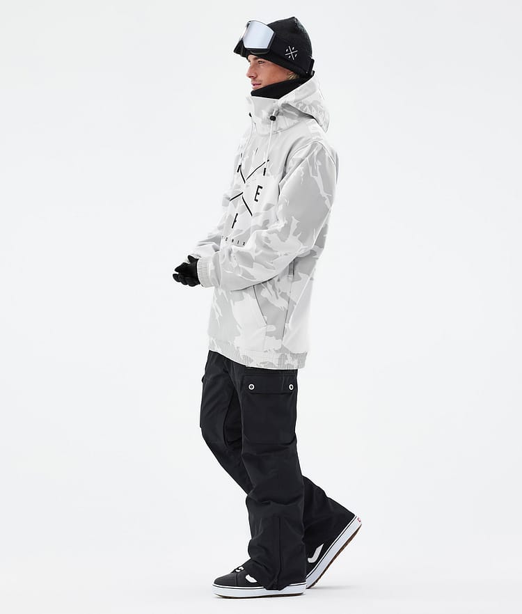 Dope Yeti Men's Snowboard Jacket Grey Camo
