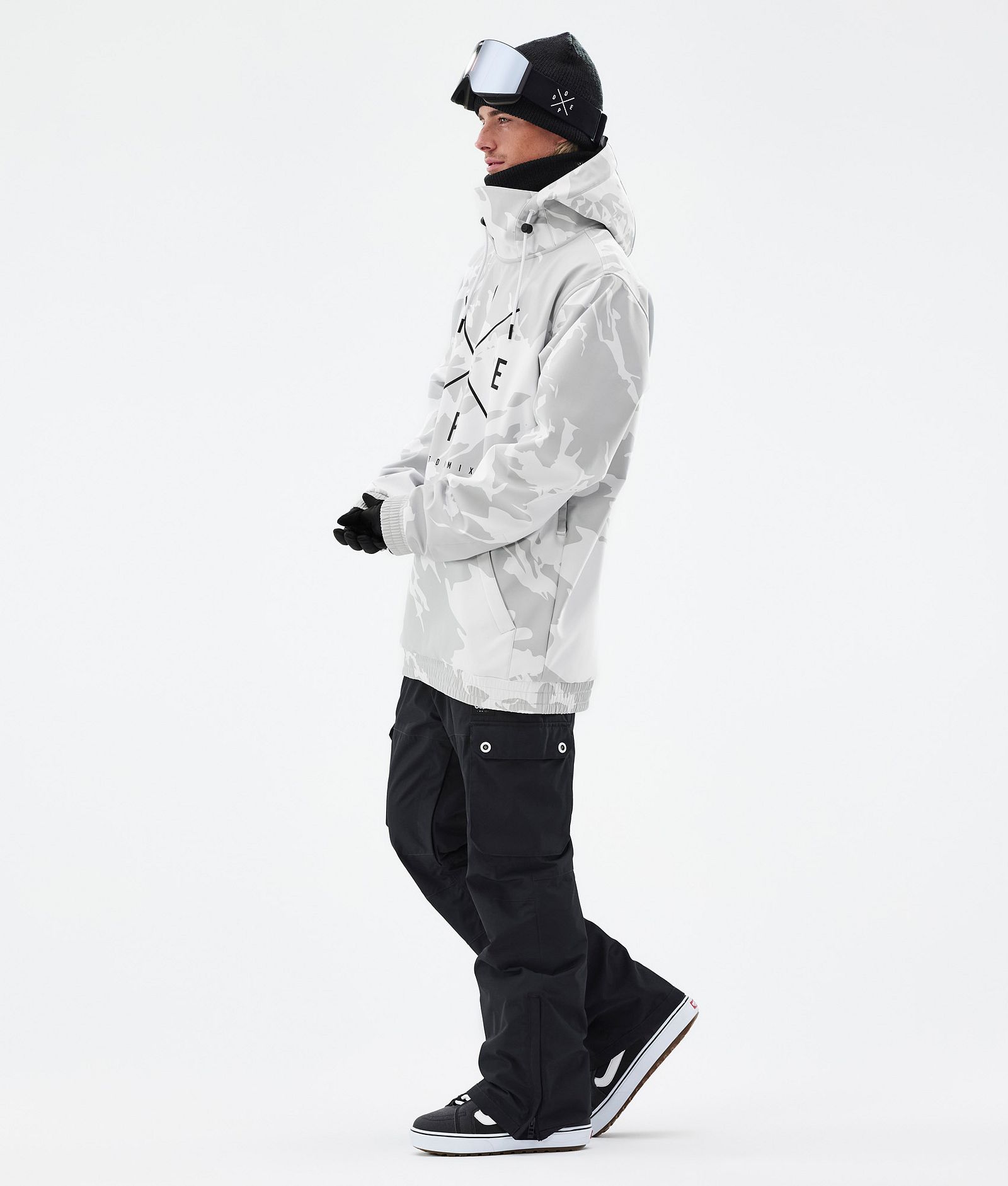 Dope Yeti Snowboardjakke Herre 2X-Up Grey Camo
